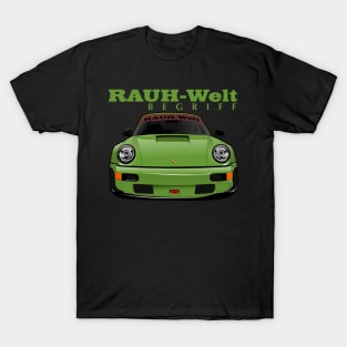 Rauh Welt Begriff Green T-Shirt